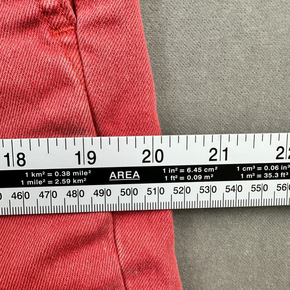LEVIS 511 Jeans Slim Straight Light Red Dusty Rose MENS Size 34x32 - Picture 13 of 16